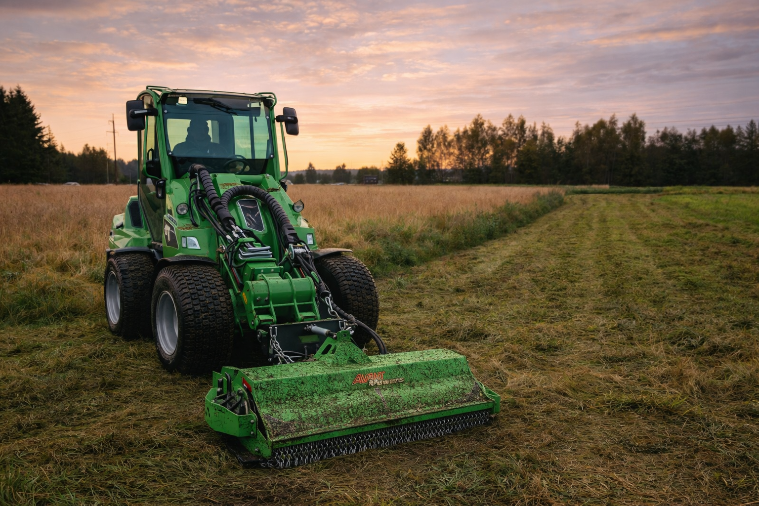 Väikelaaduri tööd